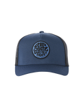 The Rip Curl Mens Wetsuit Icon Trucker Cap in Black & Navy
