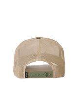The Rip Curl Mens Wetsuit Icon Trucker Cap in Dusty Olive