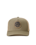 The Rip Curl Mens Wetsuit Icon Trucker Cap in Dusty Olive
