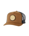 The Rip Curl Mens Wetsuit Icon Trucker Cap in Mustard Gold