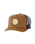 The Rip Curl Mens Wetsuit Icon Trucker Cap in Mustard Gold