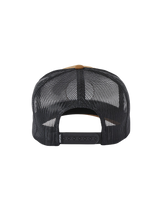 The Rip Curl Mens Wetsuit Icon Trucker Cap in Mustard Gold