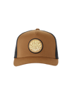 The Rip Curl Mens Wetsuit Icon Trucker Cap in Mustard Gold