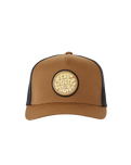 The Rip Curl Mens Wetsuit Icon Trucker Cap in Mustard Gold