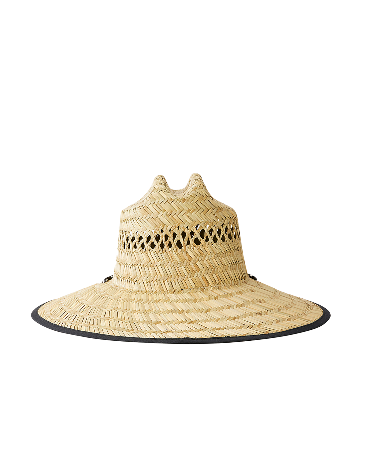The Rip Curl Mens Logo Straw Hat in Natural