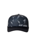 The Rip Curl Boys Boys Weekender Trucker Cap in Washed Black & Black