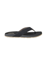 Pacific Rinse Bloom Flip Flops in Black & Brown
