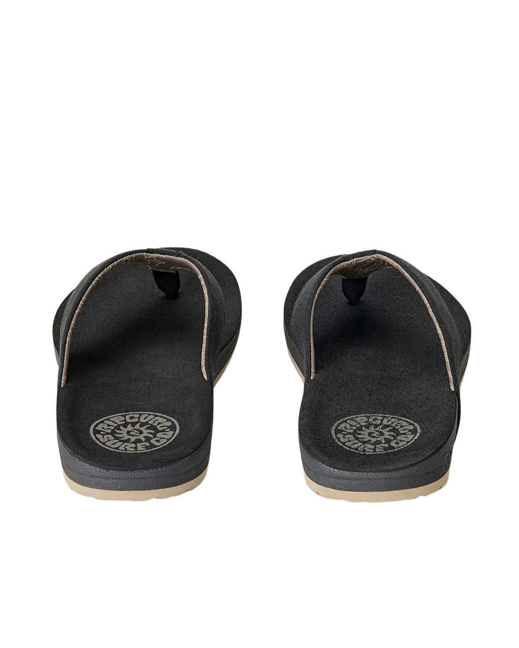 Pacific Rinse Bloom Flip Flops in Black & Brown
