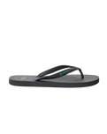 Stapler Bloom Flip Flops in Washed Black