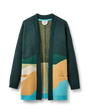 Scenic Long Knitted Cardigan in Scenic Dark Fern