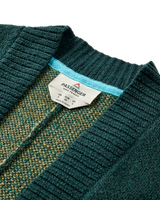Scenic Long Knitted Cardigan in Scenic Dark Fern