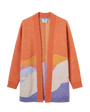 The Passenger Womens Scenic Cardigan in Scenic Sunrise Orange