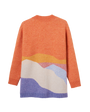 The Passenger Womens Scenic Cardigan in Scenic Sunrise Orange