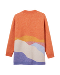The Passenger Womens Scenic Cardigan in Scenic Sunrise Orange