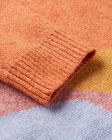 The Passenger Womens Scenic Cardigan in Scenic Sunrise Orange