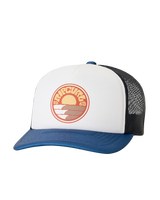 Weekender Trucker Cap in Bone & Navy