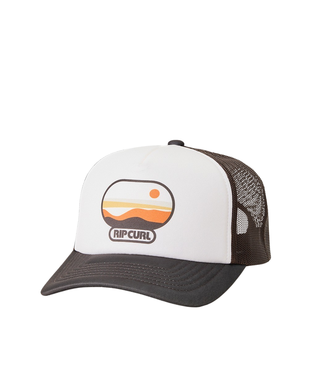 The Rip Curl Mens Weekender Trucker Cap in Brown
