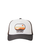 The Rip Curl Mens Weekender Trucker Cap in Brown