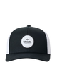 Routine Curve Trucker Cap in Black & White