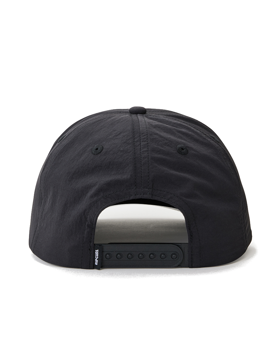 The Rip Curl Mens Icons Search Snapback Cap in Black