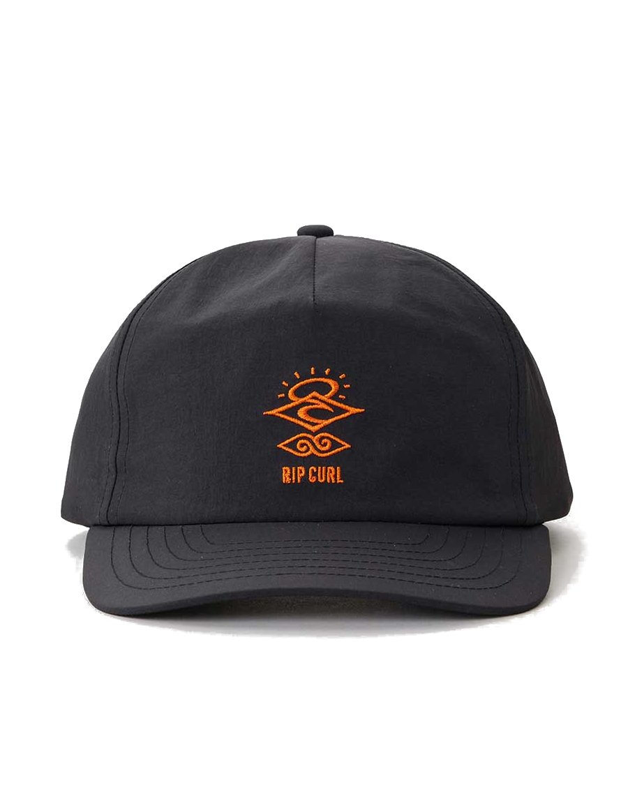 The Rip Curl Mens Icons Search Snapback Cap in Black