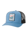 Custom Curve Trucker Cap in Storm Blue