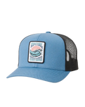 Custom Curve Trucker Cap in Storm Blue