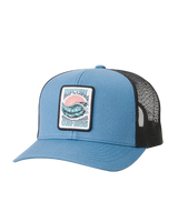 Custom Curve Trucker Cap in Storm Blue