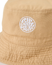 The Rip Curl Mens Wetty Icon Bucket Hat in Khaki