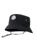 The Rip Curl Mens Wetty Icon Bucket Hat in Black