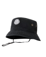 The Rip Curl Mens Wetty Icon Bucket Hat in Black