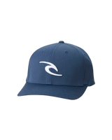 The Rip Curl Mens Tepan 2.0 Flexfit Cap in Navy