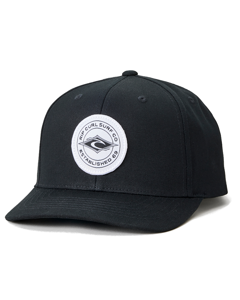 The Rip Curl Mens Stapler Cap in Black