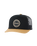 The Rip Curl Mens Routine 2.0 Trucker Cap in Black & Khaki