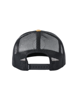 The Rip Curl Mens Routine 2.0 Trucker Cap in Black & Khaki
