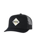 The Rip Curl Mens Custom Badge Trucker Cap in Black