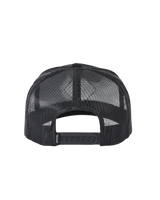 The Rip Curl Mens Custom Badge Trucker Cap in Black