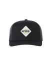 The Rip Curl Mens Custom Badge Trucker Cap in Black