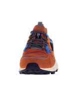 Yamano 3 Shoes in Warm Coral, Deep Blue & Black