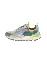 Yamano 3 Shoes in Taupe & Green Bottle