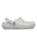 The Crocs Womens Classic Fuzz-Lined Clogs in Atmosphere