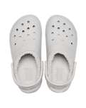 The Crocs Womens Classic Fuzz-Lined Clogs in Atmosphere