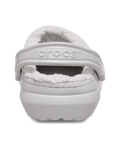 The Crocs Womens Classic Fuzz-Lined Clogs in Atmosphere