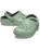 The Crocs Womens Classic Fuzz-Lined Clogs in Moss & Multi