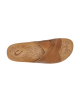 Kīpe‘a ‘Olu Leather Sliders in Sahara
