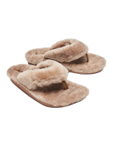 Kīpe’a Heu Slipper in Tan & Tan
