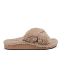 The Olukai Womens Hila Heu Slipper in Tan