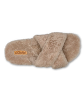 The Olukai Womens Hila Heu Slipper in Tan