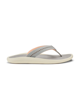 The Olukai Womens Ulele Flip Flops in Ash