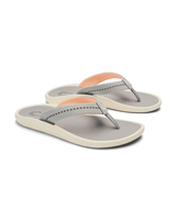 The Olukai Womens Ulele Flip Flops in Ash